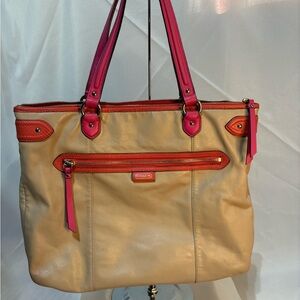 Coach Daisy Spectator Emma  Tote Bi-color F23922